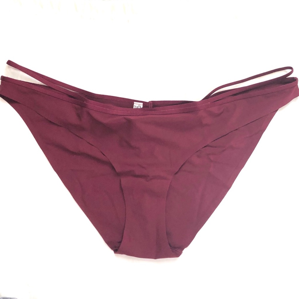 NEW Intimately Free People maroon underwear size Large